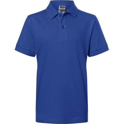 James & Nicholson JN 70K Piqué detské polo tričko modrá royal dark