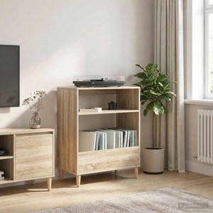 vidaXL Стойка за грамофон Дъб сонома 71 x 39, 5 x 83 см (8012892)
