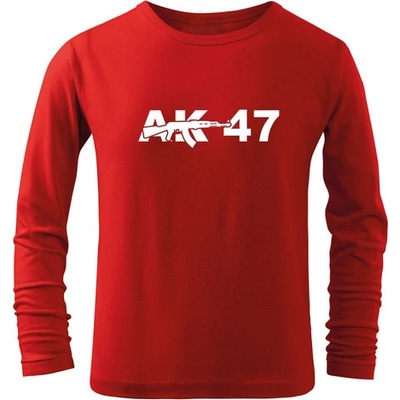 Dragowa detské dlhé tričko AK-47 červená