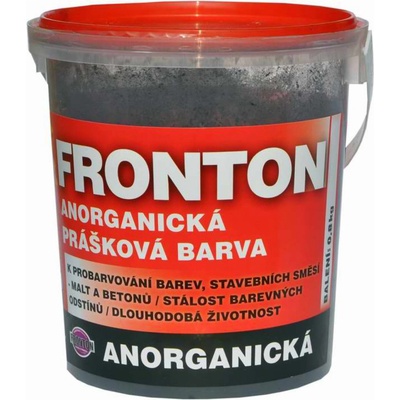 Fronton prášková farba do stavebných zmesí malty a betónu 800 g 0199 čierna