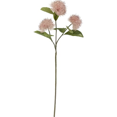 Bloomingville Umělá květina Chrysantemum Rose 100 cm, růžová barva, plast