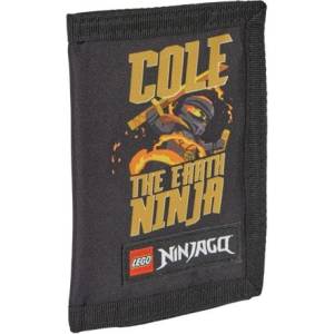 LEGO Портфейл с велкро, LEGO "Ninjago Cole", черен модел 20288-2513 (20288-2513)