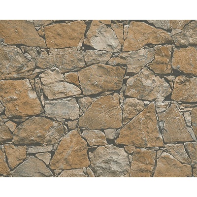 A.S. Création 958631 Vliesová tapeta na zeď Best of Wood´n Stone, rozmery 0,53 x 10,05 m