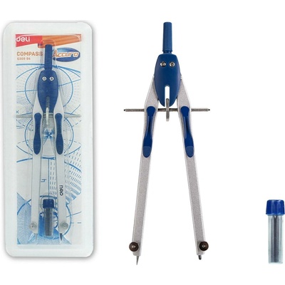 Deli stationery kružítko kovové v krabičce Accuro Deli EG30994