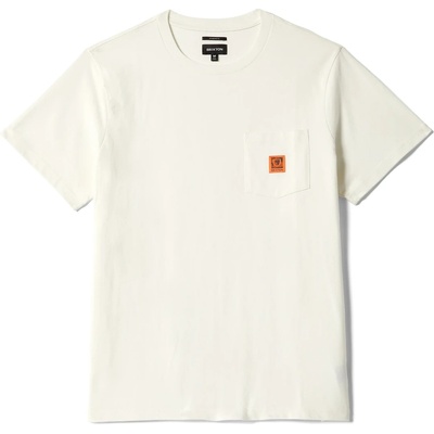 Brixton Мъжка тениска Brixton Global HW S/S Boxy PKT Tee T-shirt - Off White (216-6964-0211)