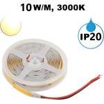 UltraLux ПРОФЕСИОНАЛНА led ЛЕНТА 10w/m, 3000k, 24v dc, 320 leds/m, cob (lc320ww)