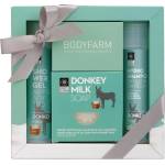 Bodyfarm Donkey Milk Комплект - Душ гел, Шампоан и Сапун, 2 х 50 ml + 110 g - ozone