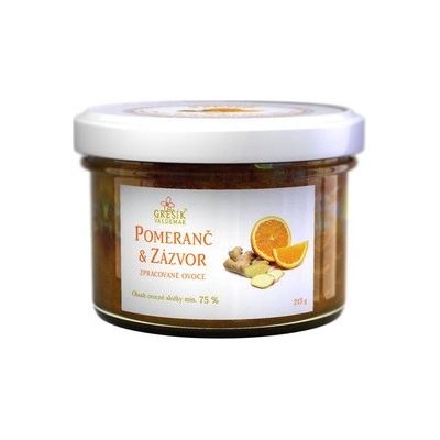 Grešík Džem Pomeranč & Zázvor 215 g