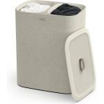 Joseph Joseph Tota 90 Liter Laundry Sorting Basket with Lid, 2 Removable Laundry Bags with Handles, Ecru Beige - 50020 (50020)