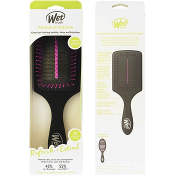 Wet Brush Refresh + Extend Paddle Detangler Четка за коса Black
