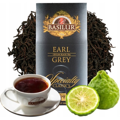 Basilur Earl Grey černý čaj sypaný čaj 100 g
