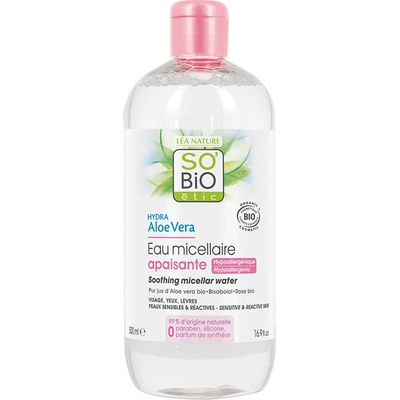 So'Bio micelárna voda upokojujúci aloe vera 500 ml