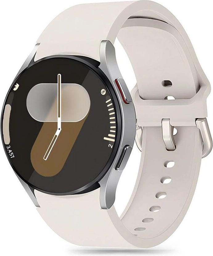 Tech-Protect Силиконова каишка за Samsung Galaxy Watch 4/5/5 Pro/6/7/FE от Tech-Protect Silicone - Starlight (5906302313815)