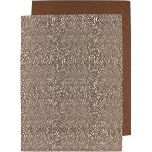 Meyco Baby Бебешки чаршафи Meyco Baby - 100 х 150 cm, 2 броя, Chocolate (444049) - ozone