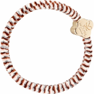 By Eloise London Velvet Gold Quatrefoil Soft Neutrals