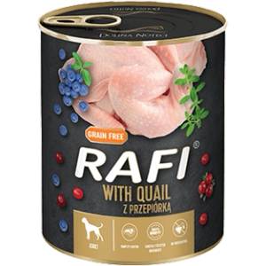 RAFI Dog Quail консервирана кучешка храна с пъдпъдък - 0.4кг