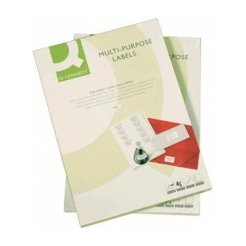 Q-Connect Universal labels white 100pcs (5705831153868)