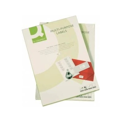 Q-Connect Universal labels white 100pcs (5705831153868)