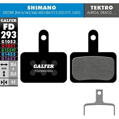 Galfer Performance FD293 G1053 Shimano, Tektro, TRP FD293G1053 /