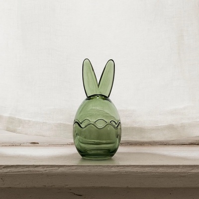 Wikholm Form Sleněná dóza Kanin zelená