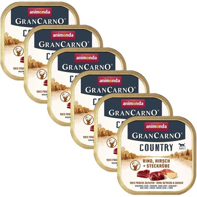 Animonda GranCarno Country Adult hovězí a jelení 6 x 150 g