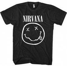 Nirvana tričko white Smiley