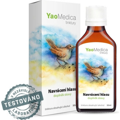 YaoMedica Navrátenie hlasu Hai Zi Qi Tang tinktúra z čínskych bylín 50 ml