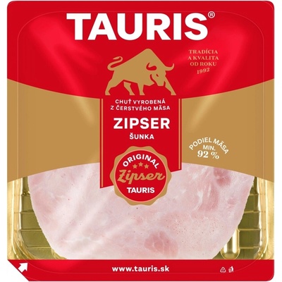 Tauris Zipser šunka originál 150 g