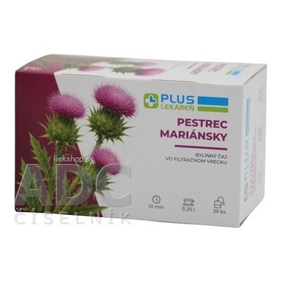PLUS LEKÁREŇ PESTREC MARIÁNSKY 20 x 1,5 g