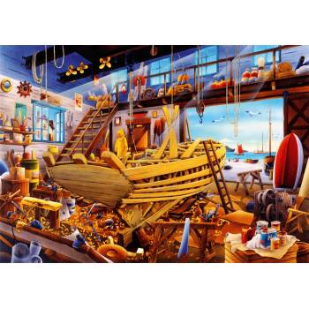 Image 1 of Bluebird Puzzle - Puzzle Boat Yard - 1 000 piese