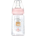 KikkaBoo Шише стъклено 120мл Savanna Pink