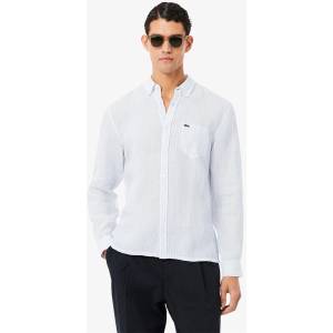 Lacoste Риза с дълъг ръкав Lacoste Men's Long Sleeve Patterned Shirt - Blue 29I
