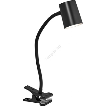 OSRAM - Настолна лампа с щипка DESK LINE 1xGU10/9W/230V черна (P227773)