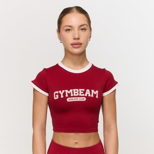GymBeam Дамска тениска Varsity Red M