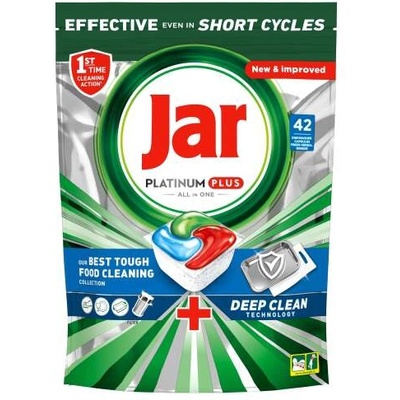 Jar Platinum Plus All In One Fresh Herbal Breeze Капсули за съдомиялна 42бр (80718591)