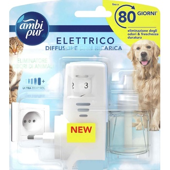 Ambi Pur Електрическа машинка + пълнител 20мл - Pet odor eliminator (1799)