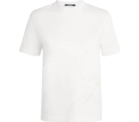 Jacquemus Logo J White
