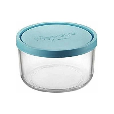 BORMIOLI Dóza skleněná FRIGOVERRE 813 ml modré víčko