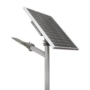UltraLux LED улична лампа със соларен панел ∅60, 12W, 4000K, IP65 (SSL12P76)