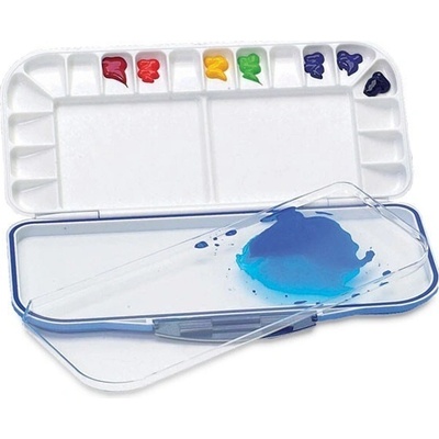 Paleta na akvarely/oleje Fusion, Mijello modrá 18