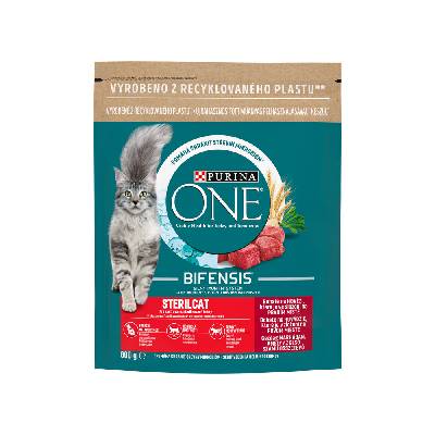 Purina ONE 800g Sterilcat s hovädzím a pšenicou
