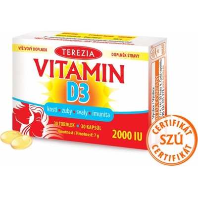 Terezia vitamín D3 2000 IU 30 ks