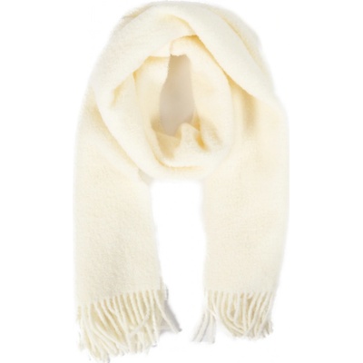 Wooline merino šála model Boucle ecru
