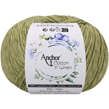 Anchor Cotton 'n' Linen 00027 Fern Плетене на една кука прежда (4680004-00027)