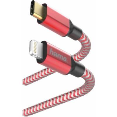 Hama 00183310 USB Type-C – osvětlení MFI 1,5m červený