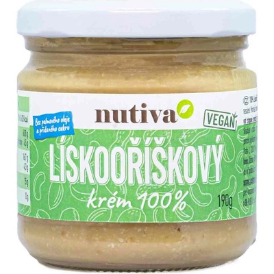 Nutiva Lieskovoorieškový krém 190 g