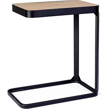 Bizzotto ПОМОЩНА МАСА everitt 50x30x55 ДЪРВО/ЧЕРНО (0746561)