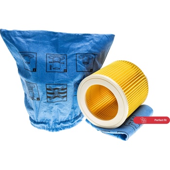 Vacs Karcher WD 3 S V-17/4/20 hepa filter 2 ks