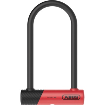 ABUS U-образен катинар ABUS Ultimate 420K Bike lock - Black/ Red - размер Bügelhöhe 230 mm (870-3174-0114)