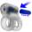 Hünkyjunk REVHAMMER Vibrating Shaft Ring Clear Ice